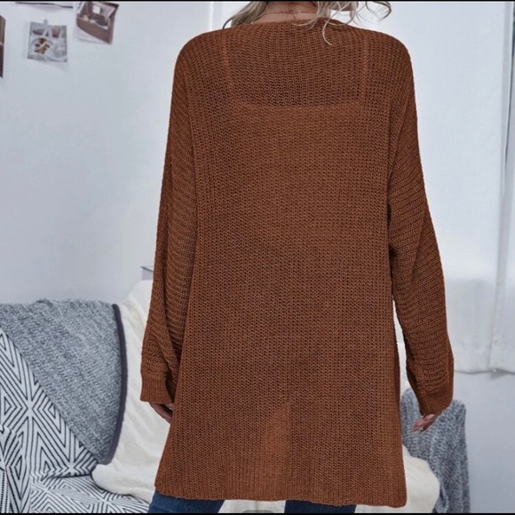 Rust colored cardigan - Picture 4 of 4